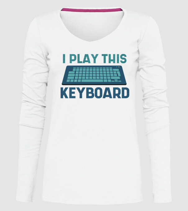 Tastatura Gamer model alb pe tricou