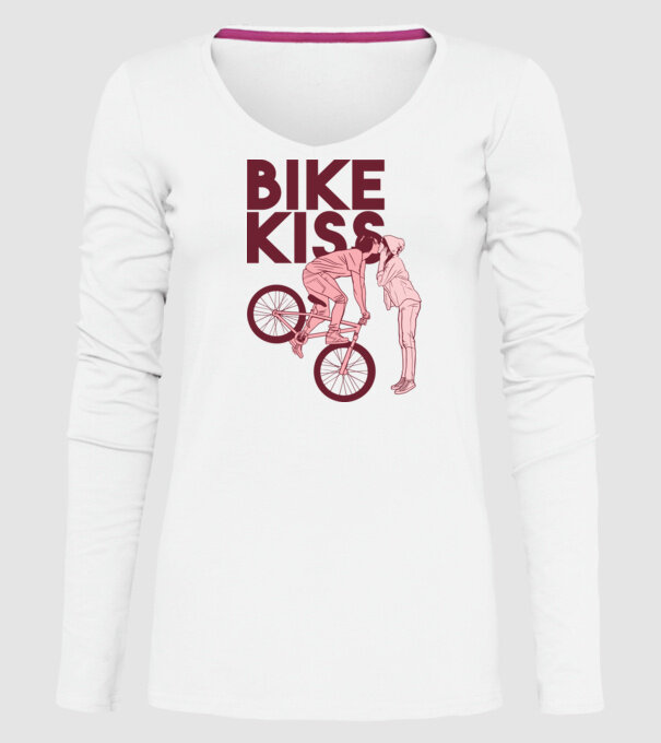 Pupici cu bicicletă model alb pe tricou