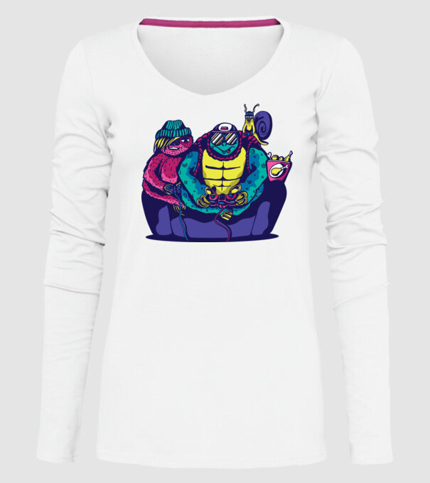 Animale Gamer model alb pe tricou