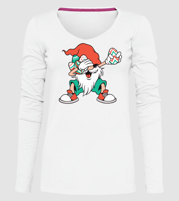 Elf de Paște DAB model alb pe tricou