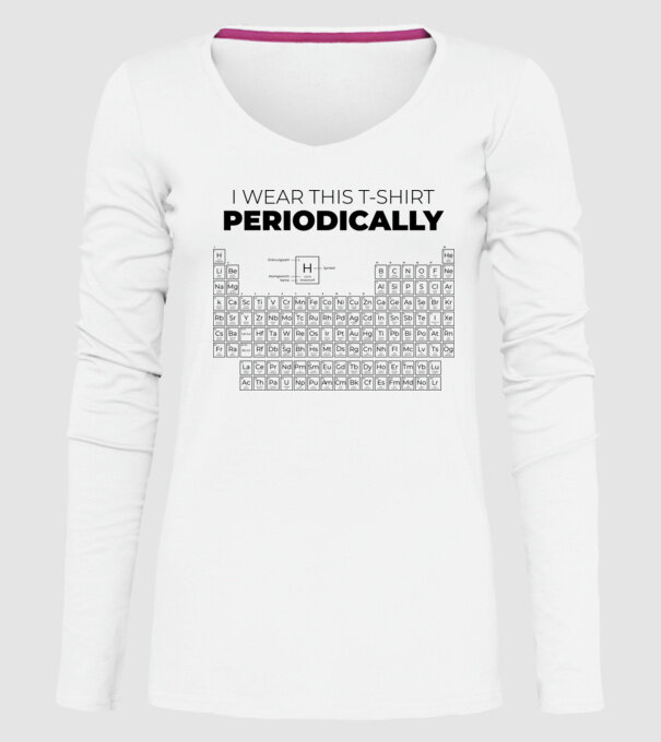 I wear this t-shirt periodically model alb pe tricou
