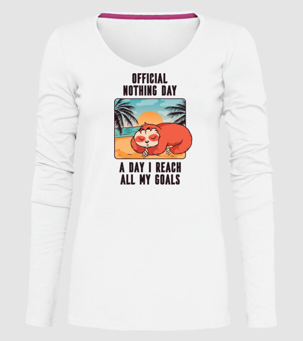 Leneș - Odihnă oficială model alb pe tricou