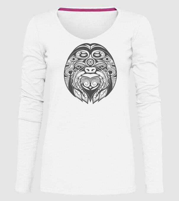 Motiv Leneș model alb pe tricou