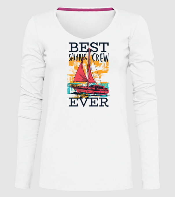 Cea mai bună echipă de navigație model alb pe tricou