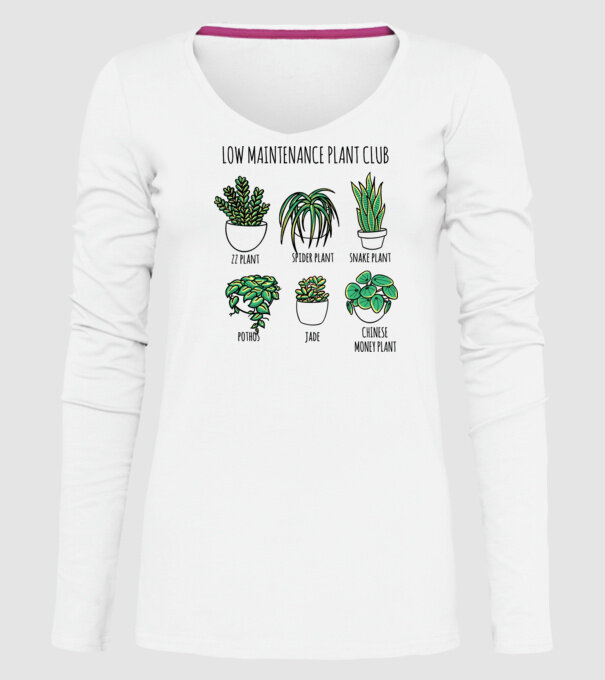 Îngrijirea plantelor model alb pe tricou