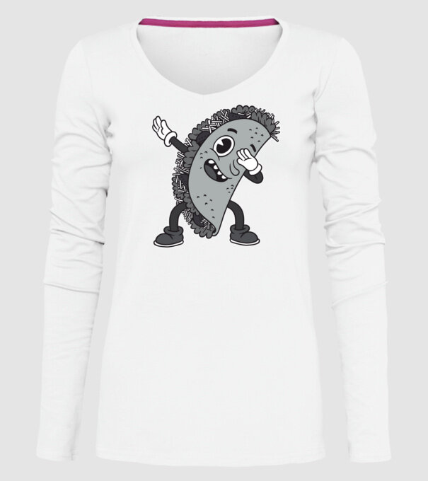 Taco DAB model alb pe tricou