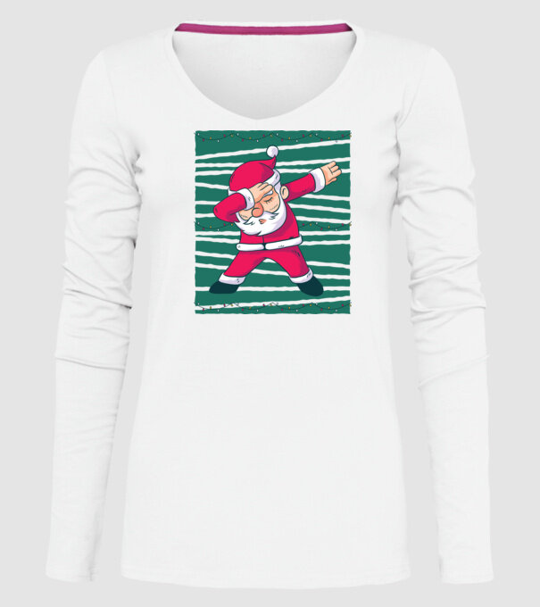Moș Crăciun DAB Crăciun model alb pe tricou