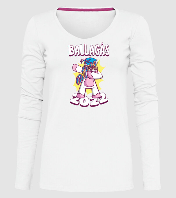 Inorog Bacalaureat model alb pe tricou