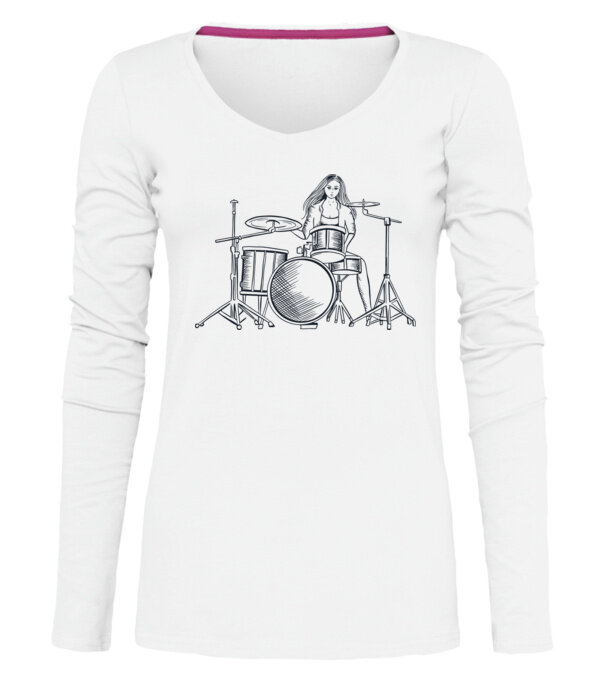  model  pe tricou