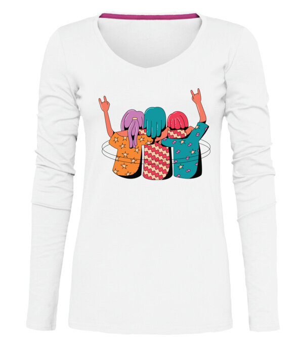  model  pe tricou