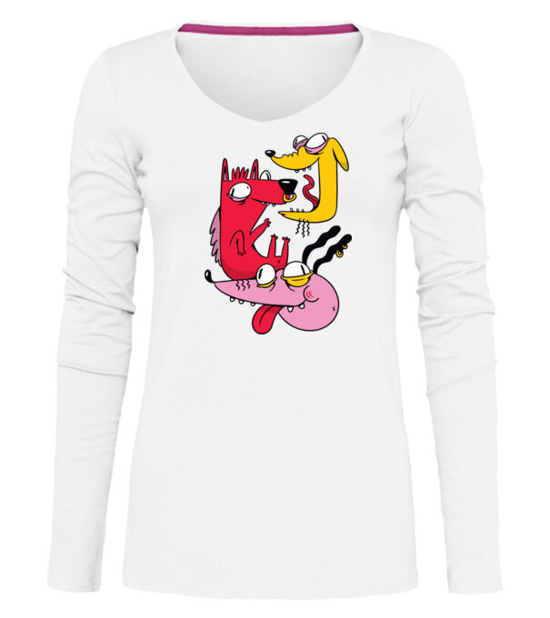  model  pe tricou