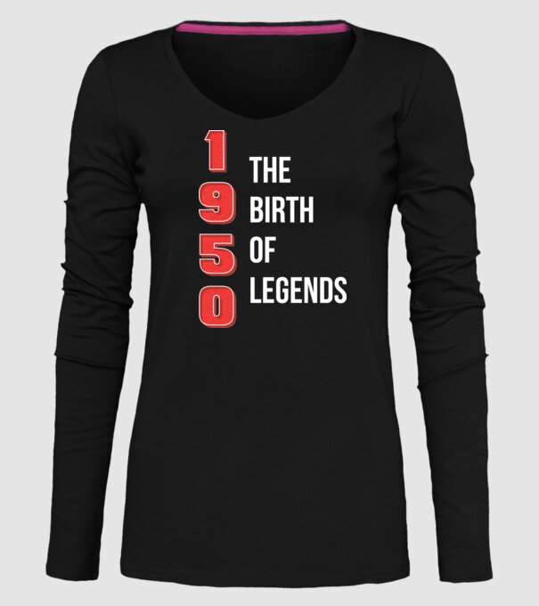 1950 the birth of legends model negru pe tricou