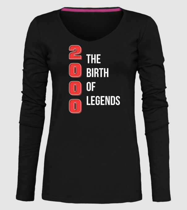 2000 the birth of legends model negru pe tricou