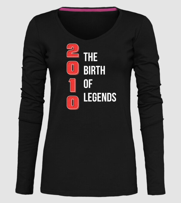 2010 the birth of legends model negru pe tricou