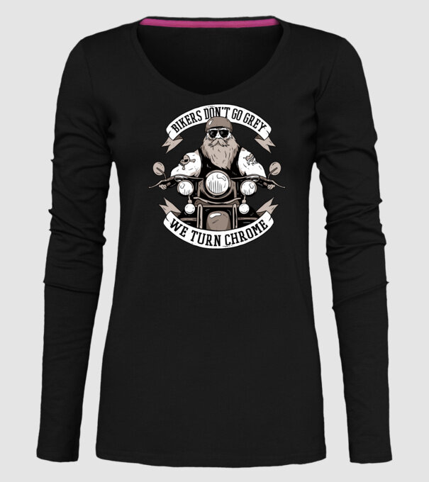 Motocicliștii nu devin cărunți model negru pe tricou