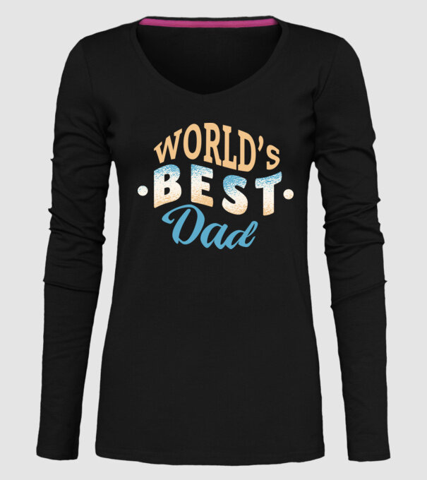 Cel mai bun Tătic din lume model negru pe tricou