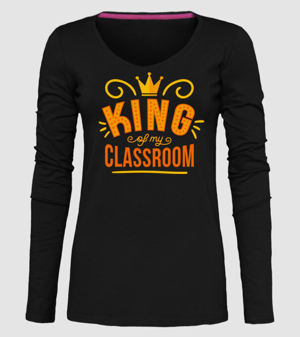 Regele clasei model negru pe tricou