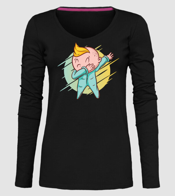Bebe DAB model negru pe tricou