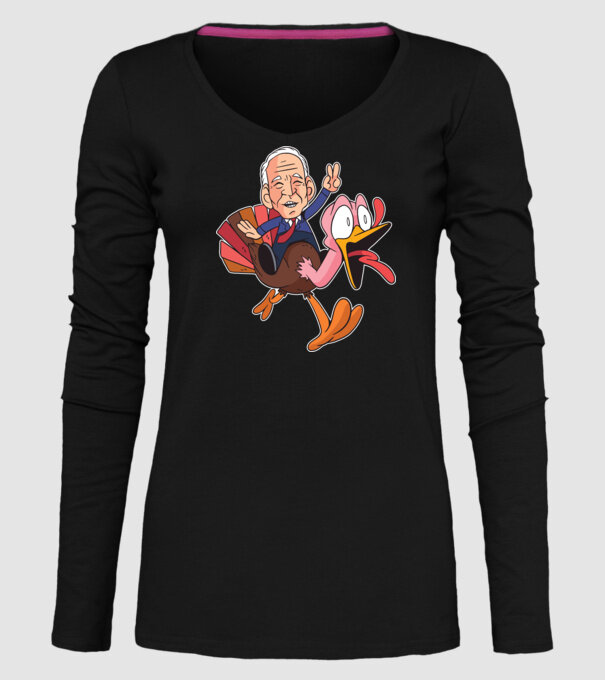 Biden Thanksgiving model negru pe tricou