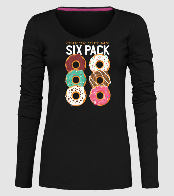 Check out my Six Pack model negru pe tricou