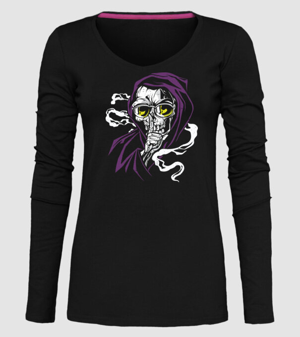 Ucigaș tăcut model negru pe tricou