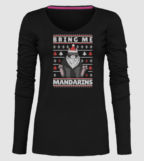 Tricou cu pisică pulovăr urât model negru pe tricou