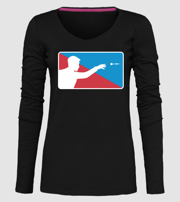 Darts MLB model negru pe tricou
