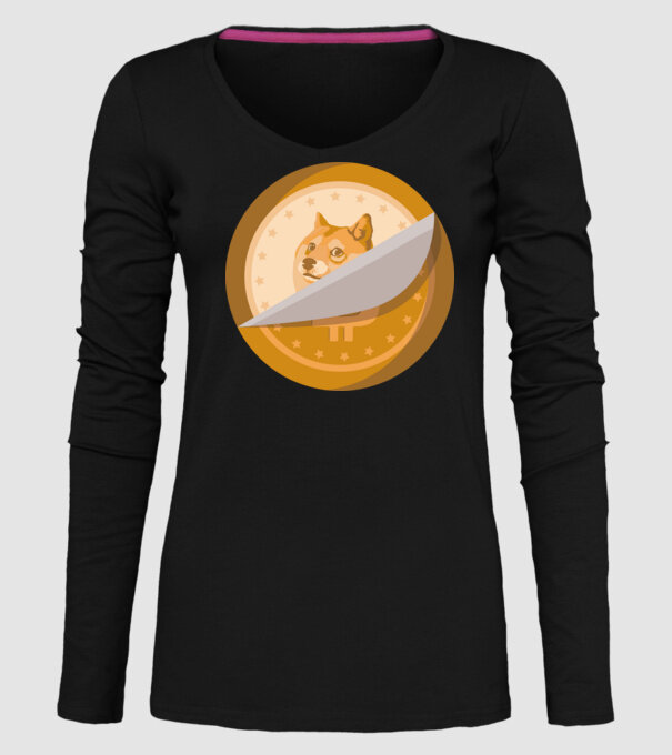 Dodge Coin model negru pe tricou