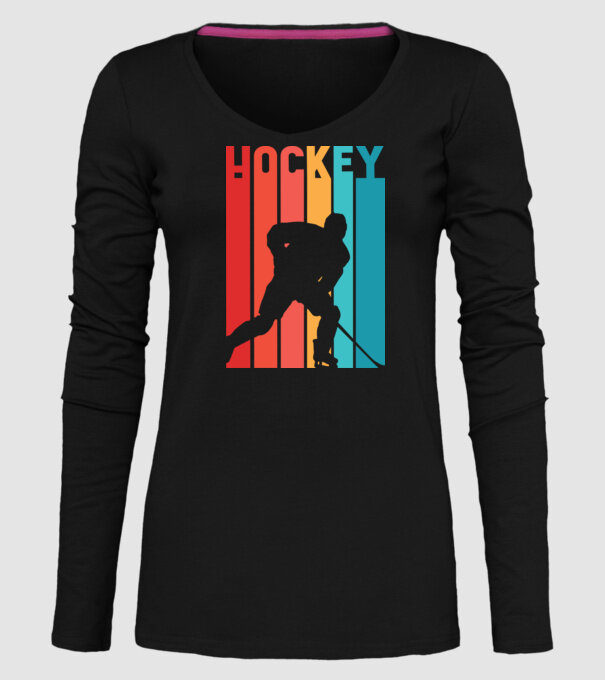 Hochei Retro model negru pe tricou
