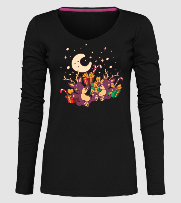 Cadouri de Crăciun model negru pe tricou