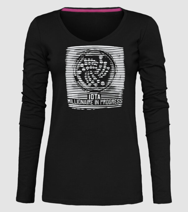 Criptomonedă Miliardar în curs de încărcare model negru pe tricou