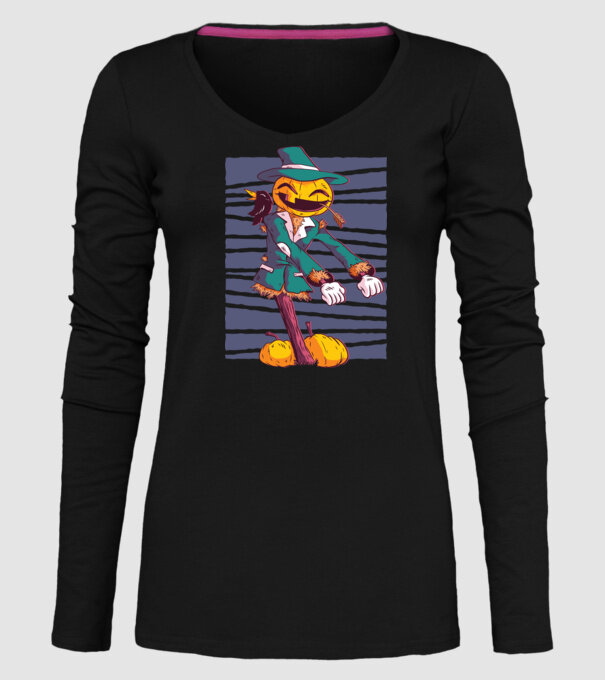 Sperietoare Halloween model negru pe tricou