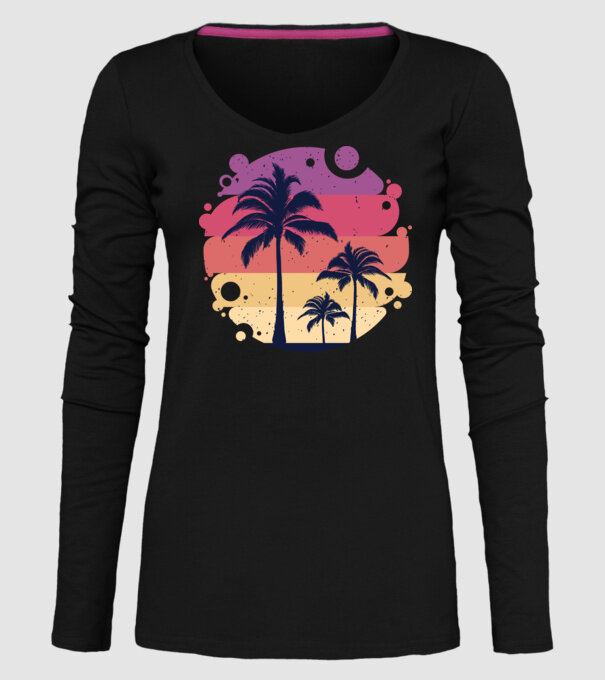 Retro Vara model negru pe tricou