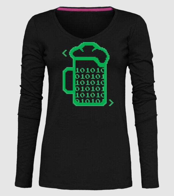 Bere Programator model negru pe tricou