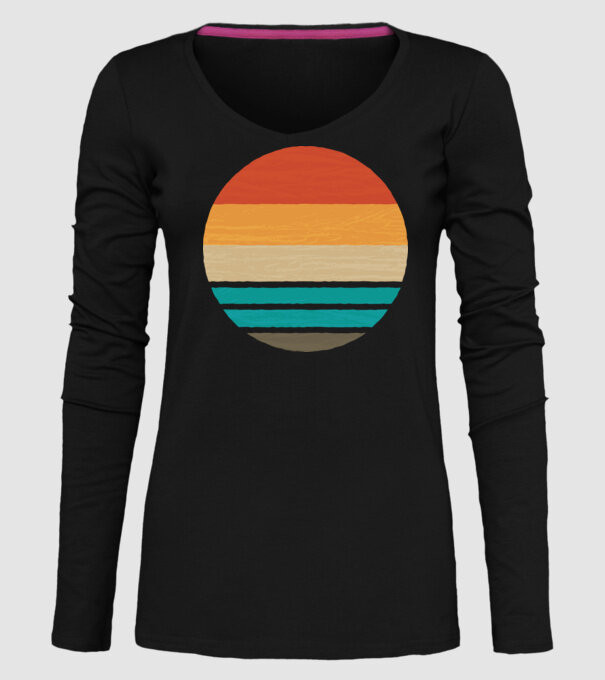 Fond Retro model negru pe tricou