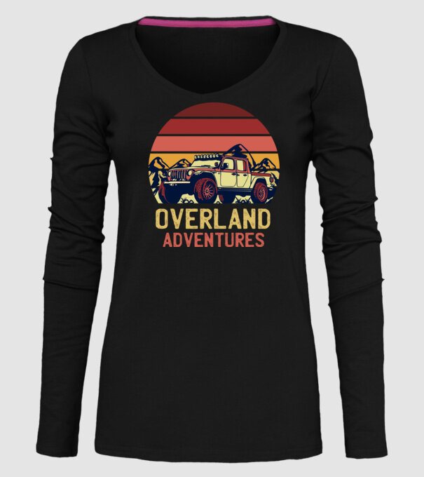 Jeep Retro model negru pe tricou