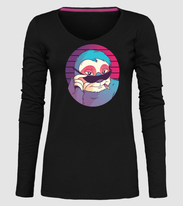 Retro Leneș model negru pe tricou