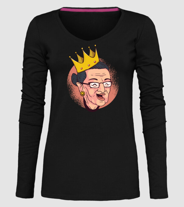 Ruth Bader Ginsburg model negru pe tricou