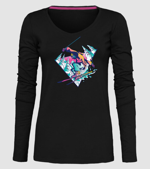 Broască țestoasă model negru pe tricou
