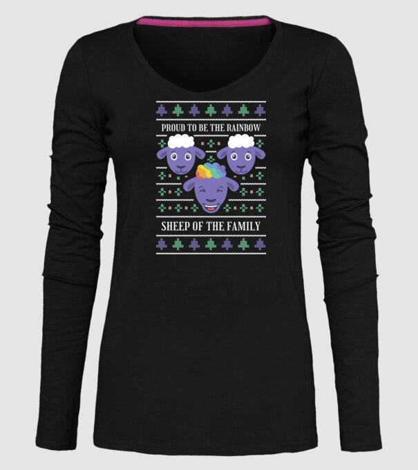Miel cu curcubeu model negru pe tricou