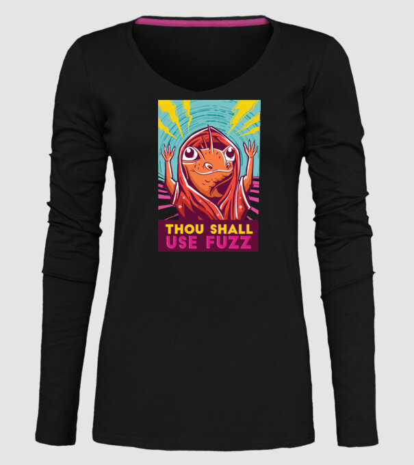 Șopârlă Vrăjitoare model negru pe tricou