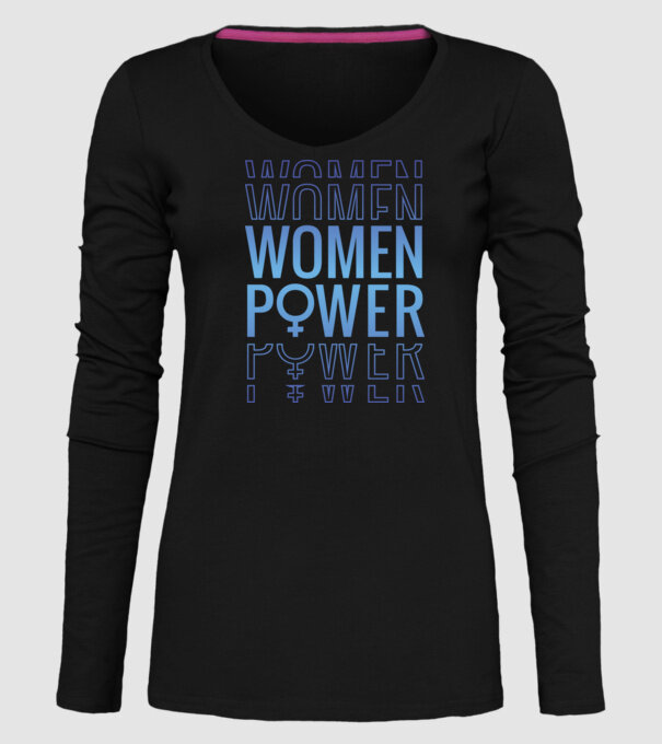 Women Power de Ziua Femeii model negru pe tricou