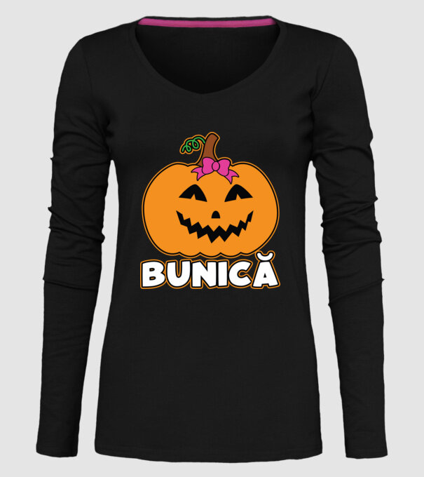 bunică model negru pe tricou