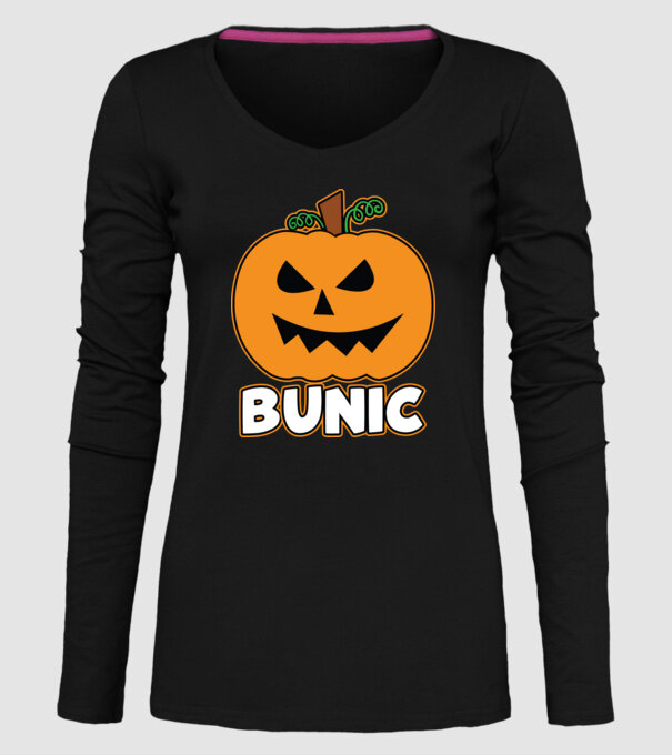 bunic model negru pe tricou