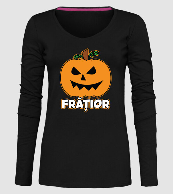 frățior model negru pe tricou