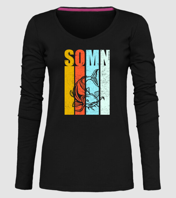 somn model negru pe tricou