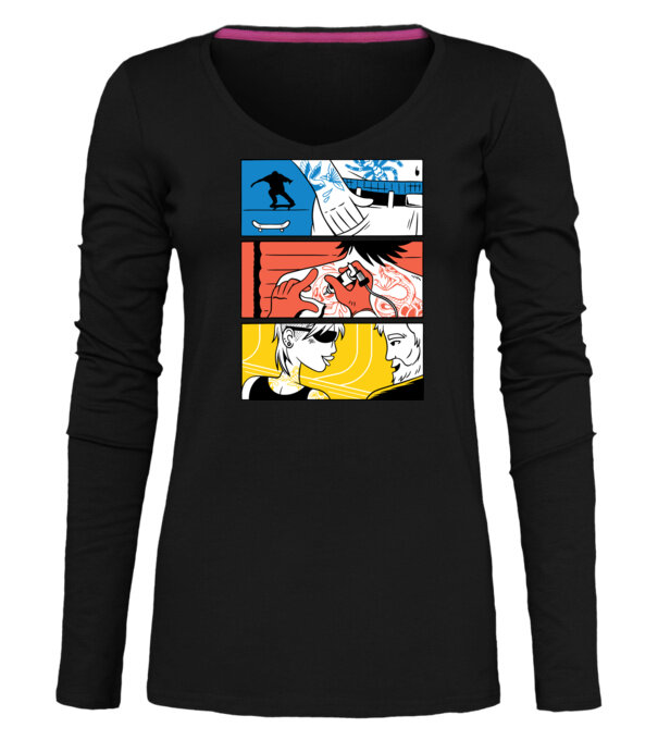  model  pe tricou