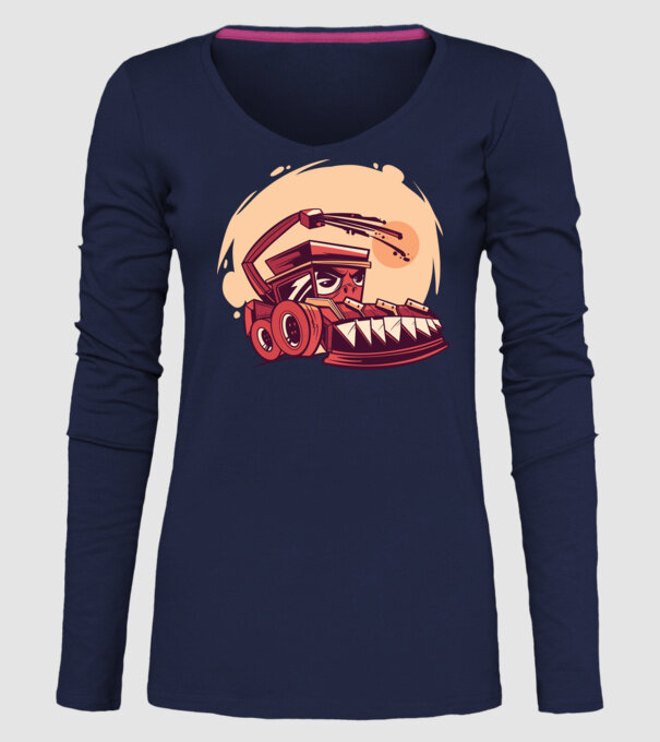 Secerătoare model albastru închis pe tricou