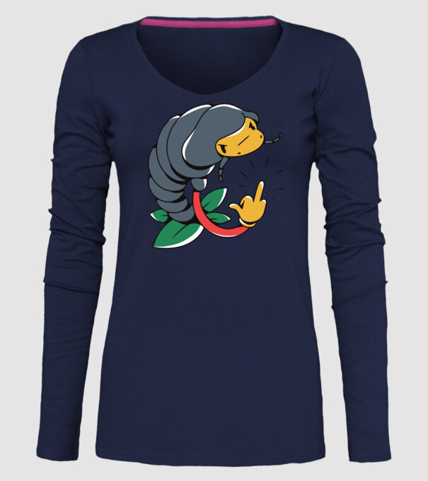 Izopodă model albastru închis pe tricou