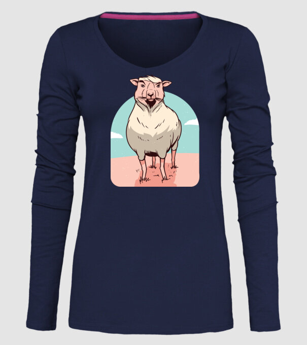 Miel Șobolan model albastru închis pe tricou